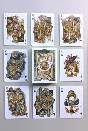 The Wicked Kingdom deck: Illustrated Playing Cards. art by Wylie Beckert